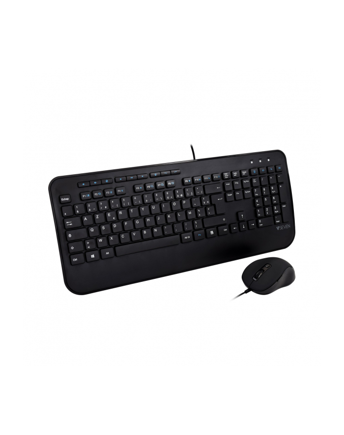 V7 CKU300FR - KEYBOARD AND MOUSE SET - FRENCH - BLACK - ZESTAW KLAWIATURA I MYSZ - CZARNY główny