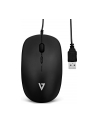 V7 MU200-1E - Low Profile - mouse - USB - black - Myszy - Optyczny - 4 - Czarny (MU2001E) (MU2001E) - nr 13