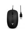 V7 MU200-1E - Low Profile - mouse - USB - black - Myszy - Optyczny - 4 - Czarny (MU2001E) (MU2001E) - nr 3