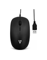 V7 MU200-1E - Low Profile - mouse - USB - black - Myszy - Optyczny - 4 - Czarny (MU2001E) (MU2001E) - nr 13