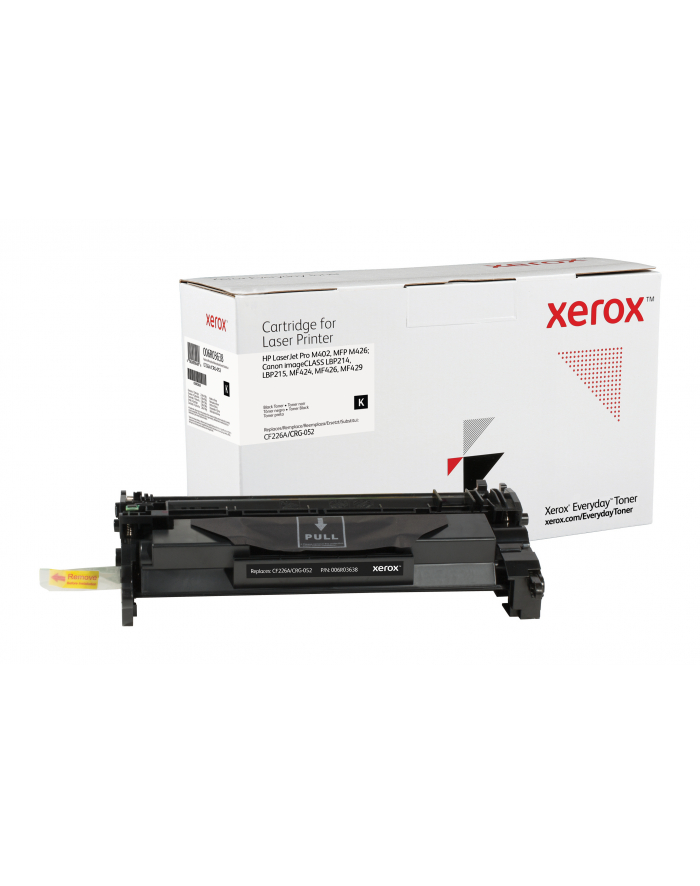Xerox - black - compatible - toner cartridge (alternative for: HP CF226A Canon CRG-052BK) - Toner laserowy Czarny (006R03638) główny