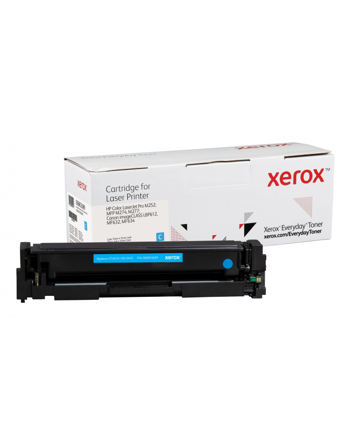 Xerox - cyan - compatible - toner cartridge (alternative for: HP CF401A Canon CRG-045C) - Toner laserowy Cyjan (006R03689) główny