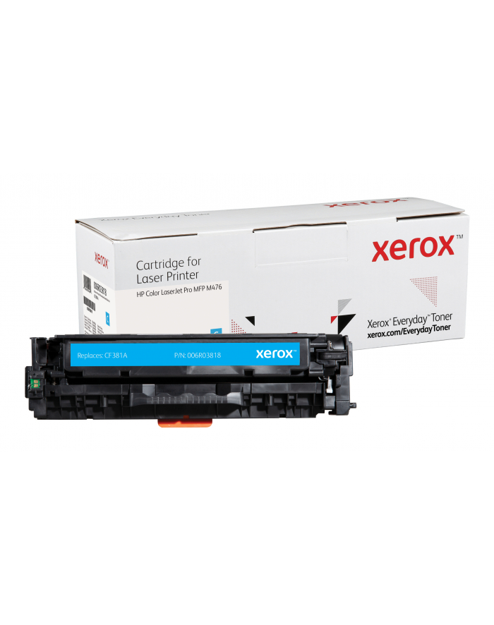 Xerox 006R03818 / Alternative for: HP CF381A - Toner laserowy Cyjan główny