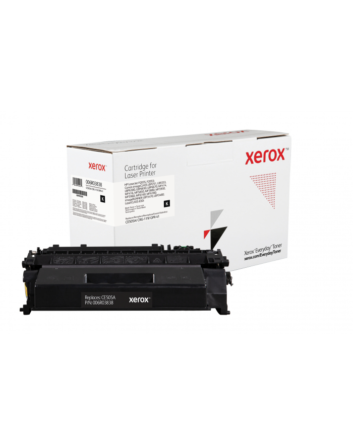 Xerox - black - compatible - toner cartridge (alternative for: HP CE505A) - Toner laserowy Czarny (006R03838) główny