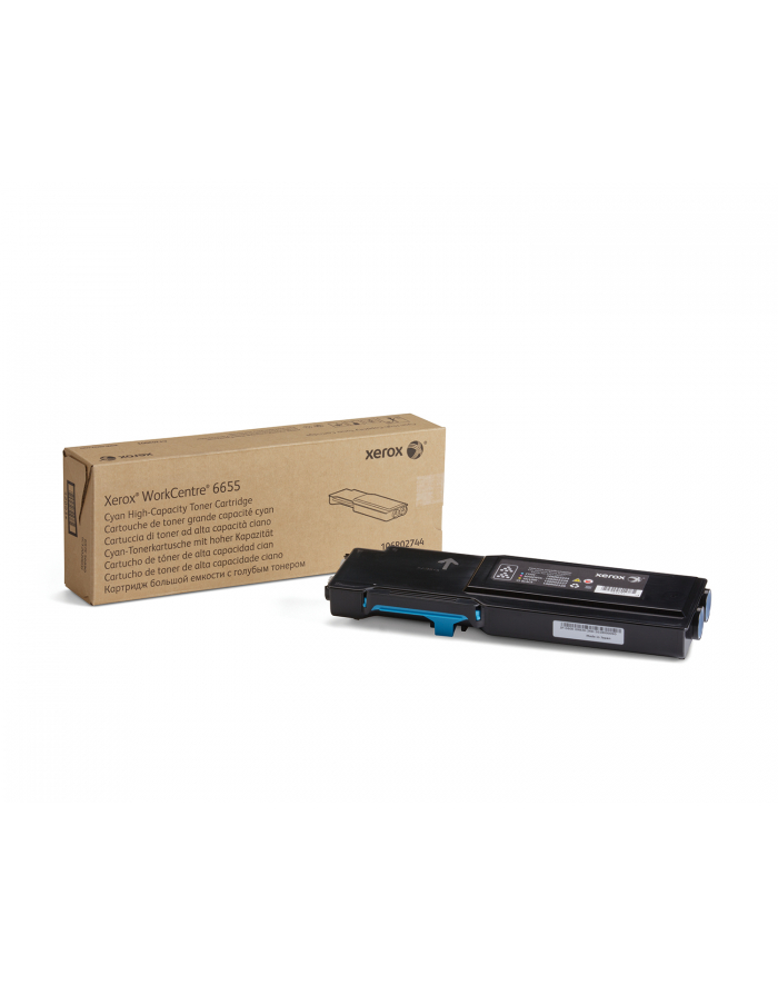 Xerox - høj kapacitet - Toner laserowy Cyjan (106R02744) główny