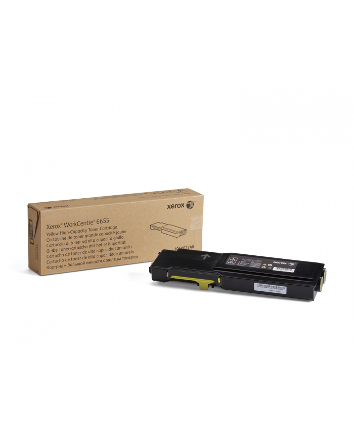 Xerox - høj kapacitet - Toner laserowy Żółty (106R02746) główny