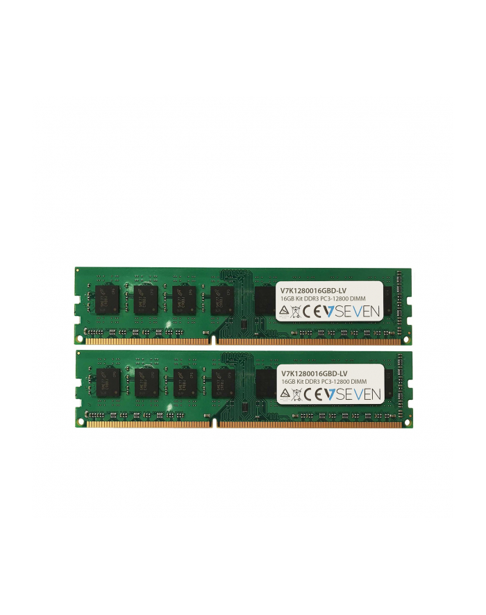 V7 16GB (2x8GB) DDR3 1600MHZ CL11 (V7K1280016GBD-LV) główny