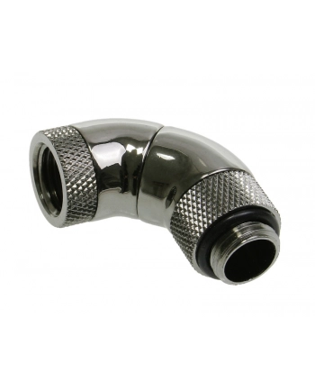 Bitspower adapter obrotowy 90° G1/4 na IG1/4'' Triple Black Sparkle BP-BS90R3D