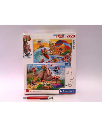 Clementoni Puzzle 2x20el Let's sport! 24780