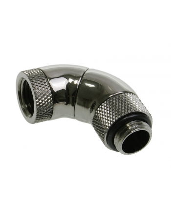 Bitspower adapter obrotowy 90° G1/4 na IG1/4'' Triple Black Sparkle BP-BS90R3D nr 2