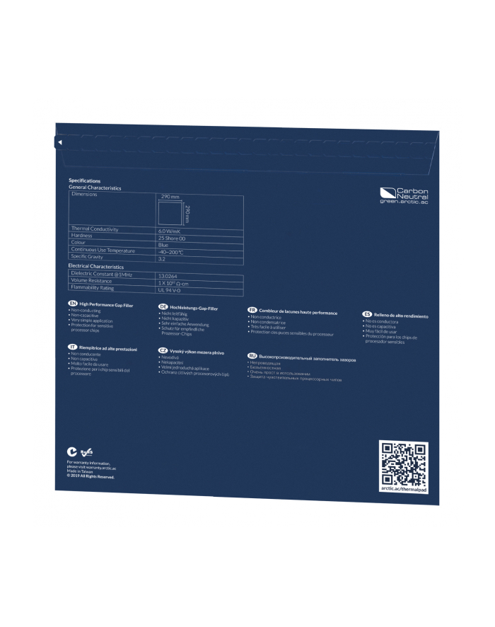 Arctic Termopad 290x290mm 0,5mm (ACTPD00017A) główny