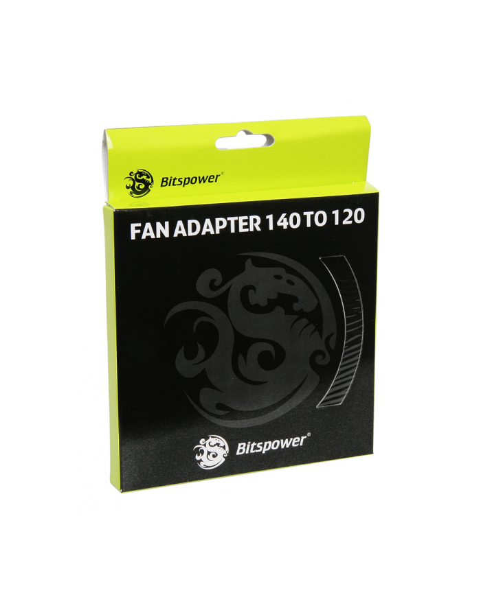 bitspower Adapter 140 / 120mm - czarny (BP-FA140120-BK) główny