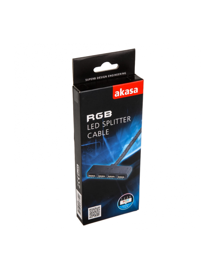Akasa RGB LED Splitter Kabel (AK-CBLD02-10BK) główny