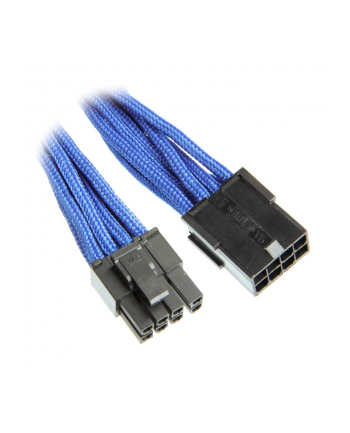 BitFenix 6+2-Pin PCIe przedłużacz 45cm - ekranowany niebiesko - czarny (BFA-MSC-62PEG45BK-RP)