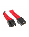 BitFenix 6+2-Pin PCIe przedłużacz 45cm - ekranowany czerwono - czarny (BFA-MSC-62PEG45RK-RP) - nr 1