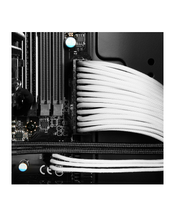 BitFenix 6-Pin PCIe przedłużacz 45cm - sleeved white/white (BF164)