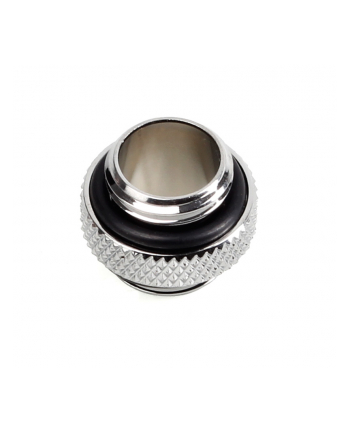 Bitspower Kurzer Adapter mit zweifach G1/4 Zoll Auengewinde - shiny silver (BP-WTP-C42) nr 2