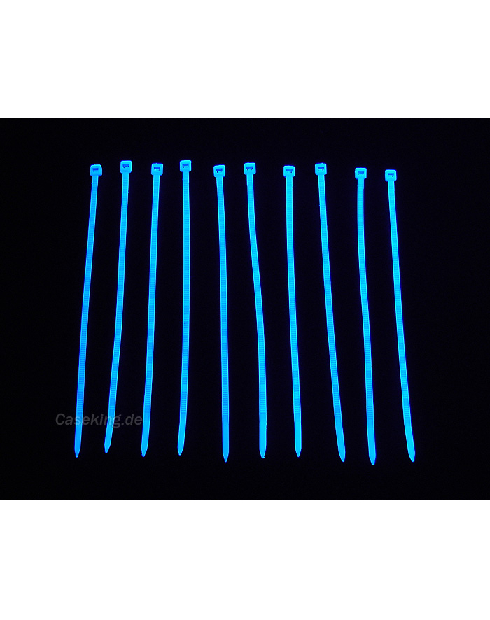 BitsPower Opaski na kable 120mm 20 szt - UV niebieskie ( BP-UVCT-1 ) główny