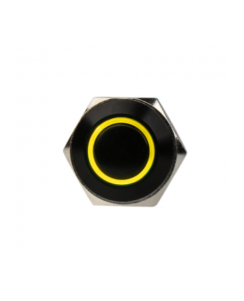DimasTech Przycisk LED 16mm Żółty (PD030)