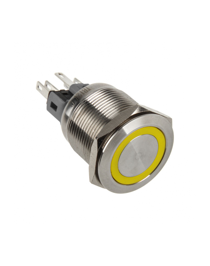 DimasTech Przycisk LED 22mm Żółty (PD102) główny