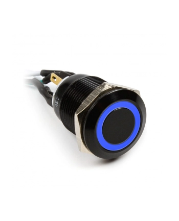Impactics Przycisk Power 19mm IP65 niebieski LED (LAN_22_IP65_ALB_BL_1)