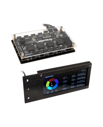 Lamptron SM436 Wentylator RGB PCI i kontroler LED (LULS321)