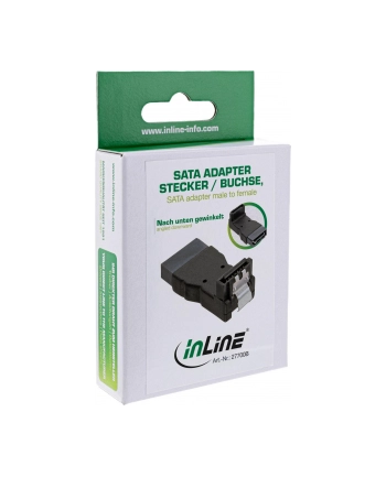 inline Adapter SATA - męski / żeński kątowy w górę (27700B)
