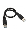 Kabel USB InLine USB A - USB A 0.3m czarny (35203) - nr 2