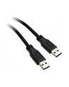 Kabel USB InLine USB A - USB A 0.3m czarny (35203) - nr 3