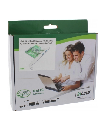 INLINE  KARTA INTERFEJSÓW W TYM LP 2X USB 3.0 Z ZAS  (INLINE)