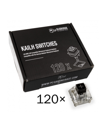 Glorious Pc Gaming Race Przełączniki Kailh Box Black 120Szt nr 1