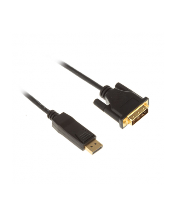 INLINE DISPLAYPORT NA DVI 2M - CZARNY (17112)