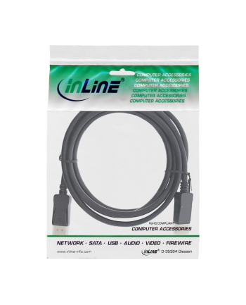 Kabel InLine DisplayPort - DisplayPort 1 Czarny (ZUDP-045)