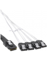 InLine Mini-SAS na 4x SATA 0.5m Czerwony (27620) - nr 5