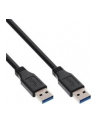 InLine USB 3.0 A/A 0.5m Czarny (35205) - nr 1