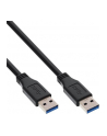 InLine USB 3.0 A/A 0.5m Czarny (35205) - nr 2