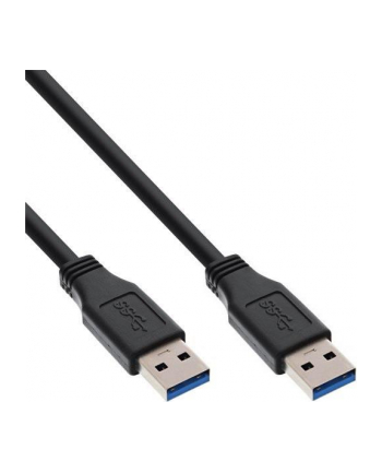 InLine USB 3.0 A/A 0.5m Czarny (35205)