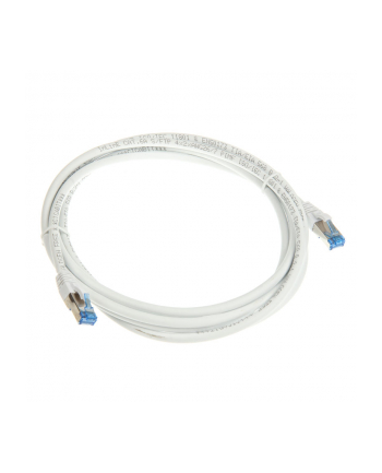 Inline Patch Kabel Sieciowy Cat.6A, S/Ftp (Pimf), 500Mhz, Biały, 3M (76803W)