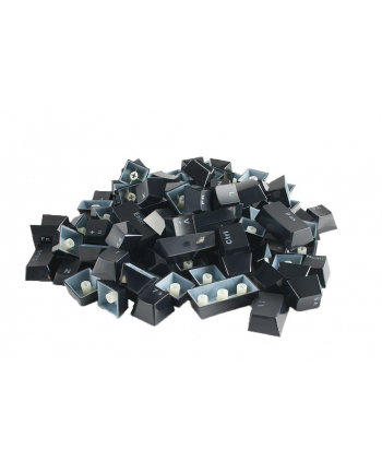 Glorious Pc Gaming Race Keycapy Nakładki Czarne 104Szt (G104BLACK)