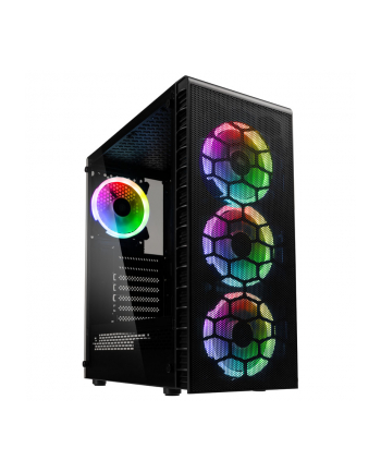 Kolink Observatory Lite Mesh RGB Tempered Glass Black nr 2