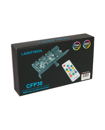 Lamptron CFP30 wentylator kontroler LED RGB do gniazda PCI (LULS302) nr 1