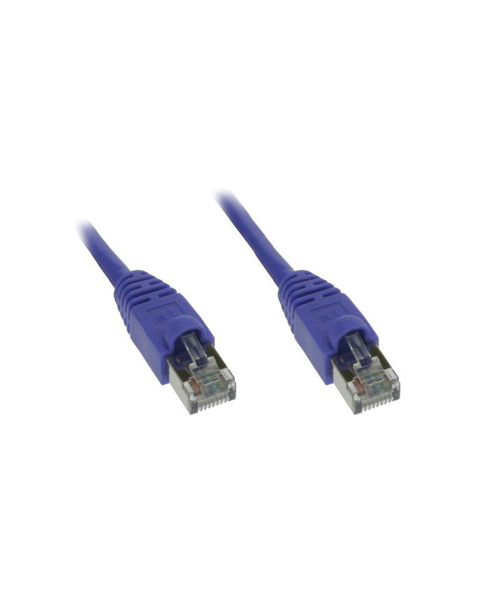 inline 10m Kabel krosowy 100 Mbit RJ45 - niebieski (72500P) główny