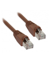 inline 2m Kabel krosowy 100 Mbit RJ45 rązowy (72502K) - nr 1