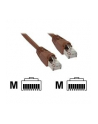 inline 2m Kabel krosowy 100 Mbit RJ45 rązowy (72502K) - nr 2