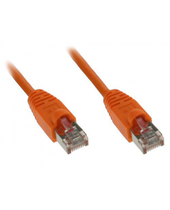 inline 2m Kabel krosowy 100 Mbit RJ45 - pomarańczowy (72502O)