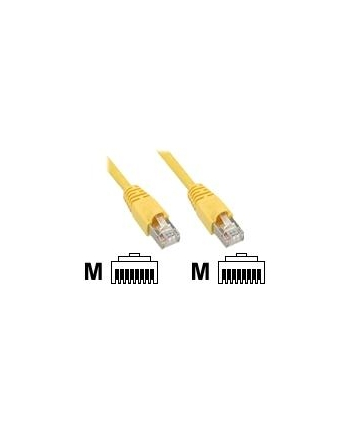 inline 5m Kabel krosowy 100 Mbit RJ45 - żółty (72505Y)