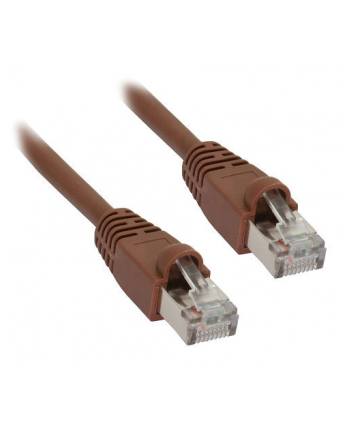 inline 1m Kabel krosowy 100 Mbit RJ45 rązowy (72511K)