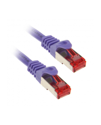 inline 10m Cat.6 kabel sieciowy 1000 Mbit RJ45 - fioletowy (76400P)