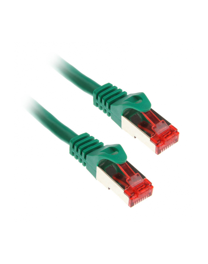 inline 0,5m Cat.6 kabel sieciowy 1000 Mbit RJ45 - zielony (76450G) główny