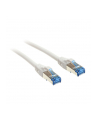 InLine Kabel sieciowy Cat.6A S/FTP 500MHz Biały 0,5m (76850W) - nr 1